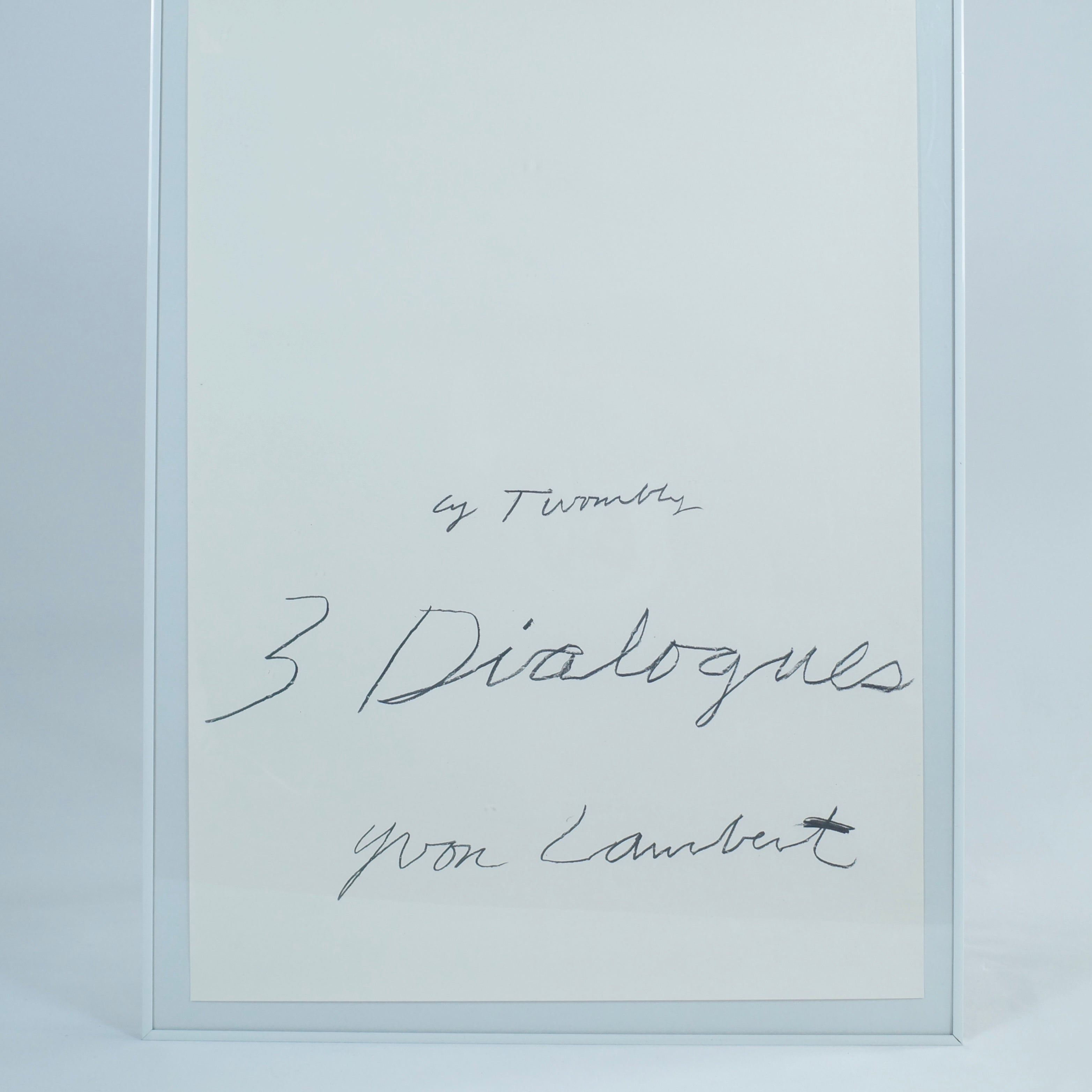 Cy Twombly-three dialogues – valise